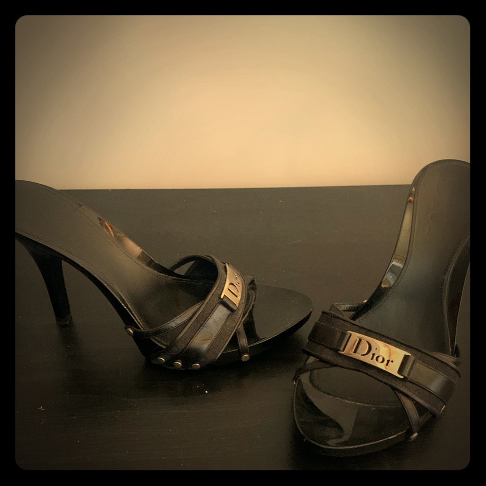 Dior slide in heels